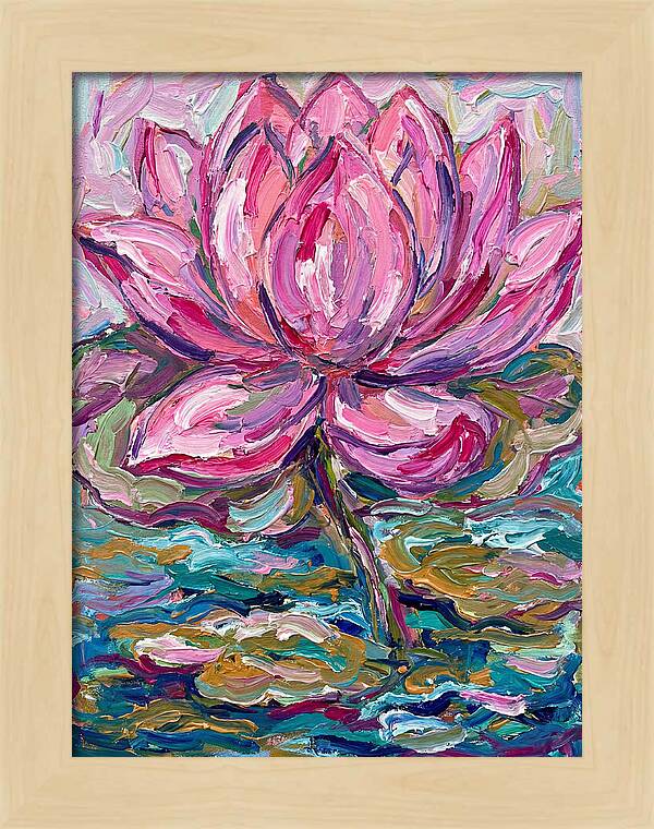 Elegant Pink Lotus Flower