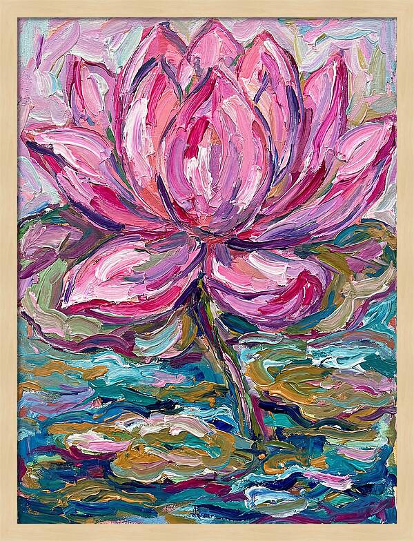 Elegant Pink Lotus Flower