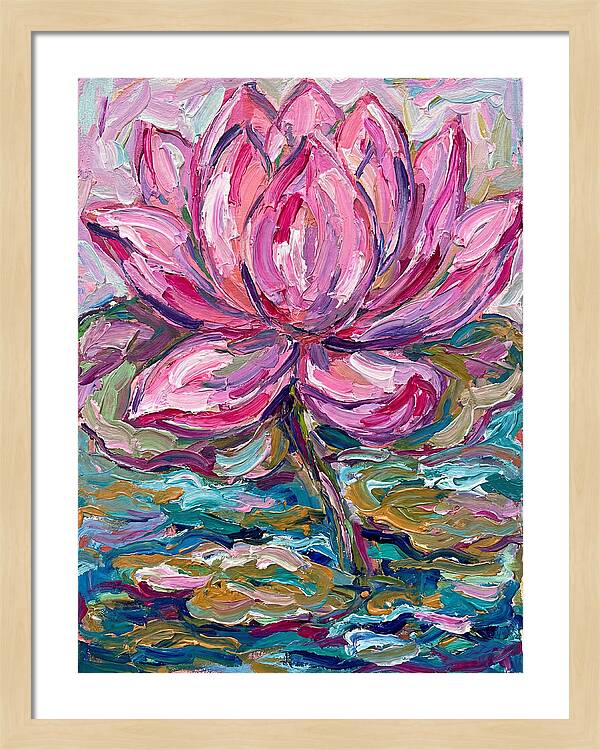 Elegant Pink Lotus Flower