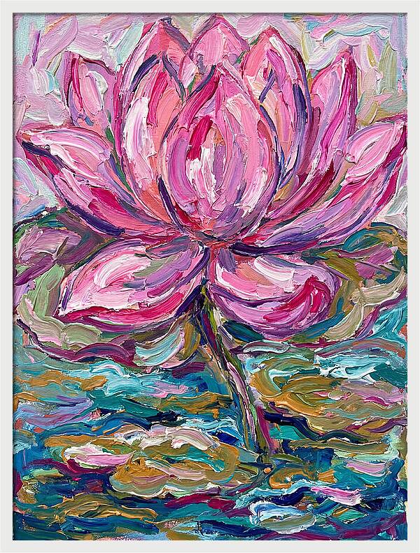 Elegant Pink Lotus Flower