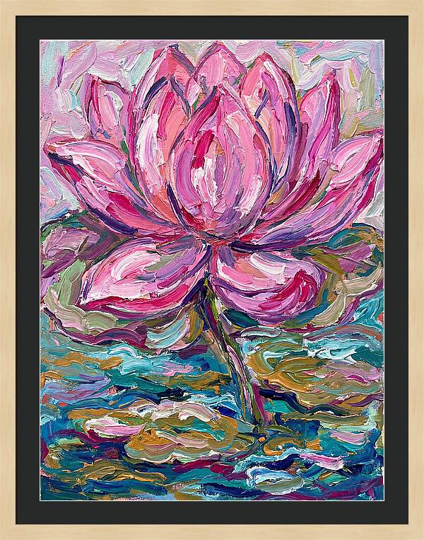 Elegant Pink Lotus Flower