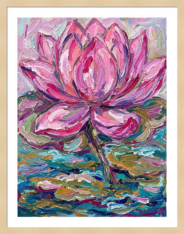 Elegant Pink Lotus Flower