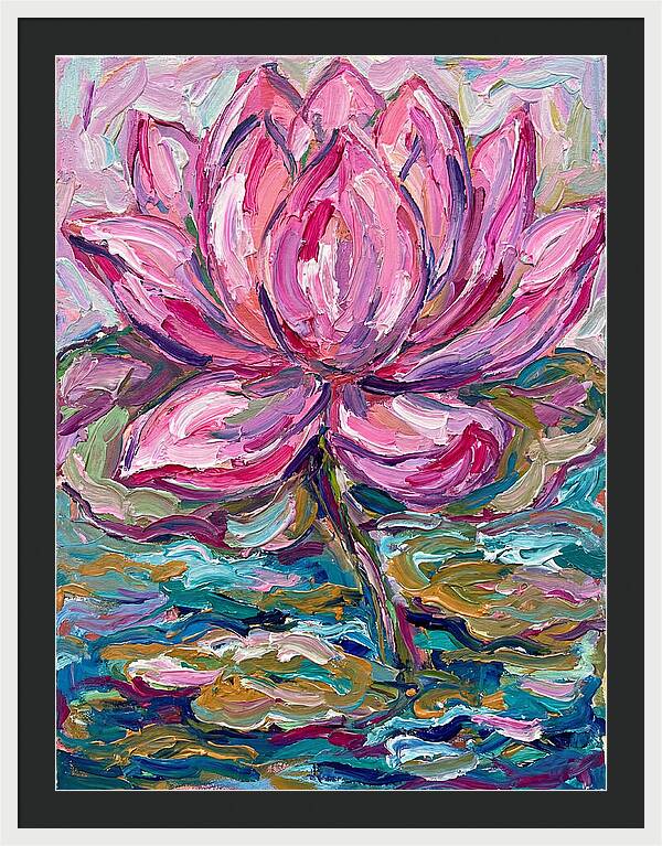 Elegant Pink Lotus Flower