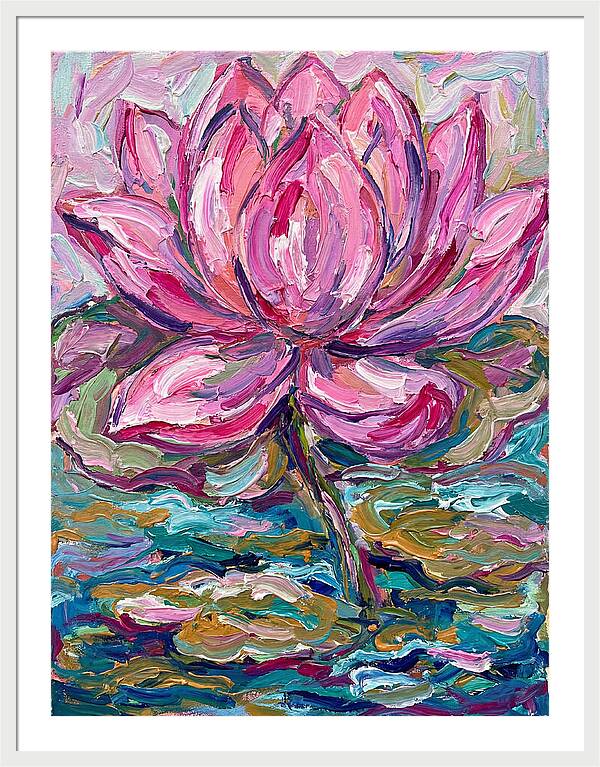 Elegant Pink Lotus Flower