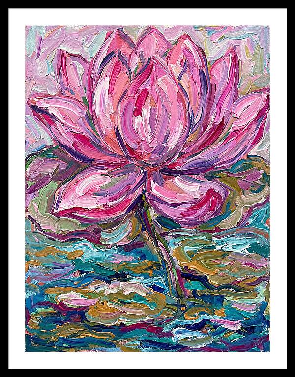 Elegant Pink Lotus Flower
