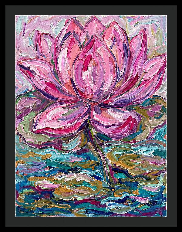 Elegant Pink Lotus Flower