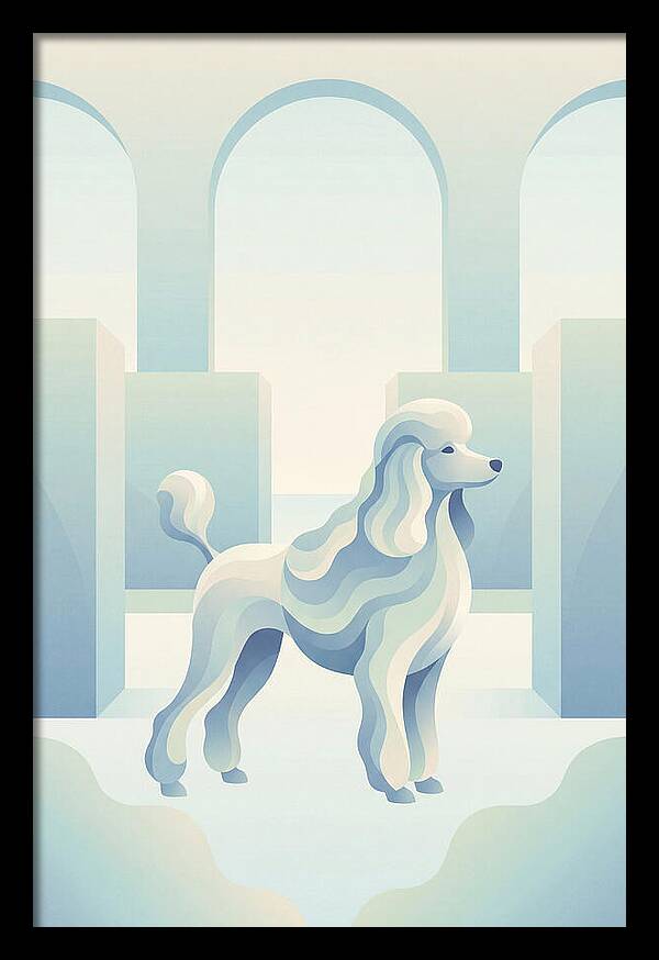 Elegant Poodle In A Dreamy Setting