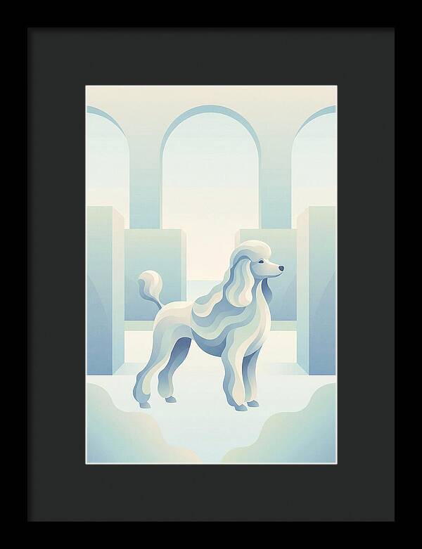 Elegant Poodle In A Dreamy Setting