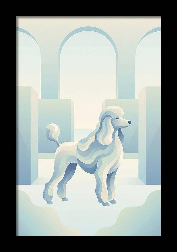 Elegant Poodle In A Dreamy Setting