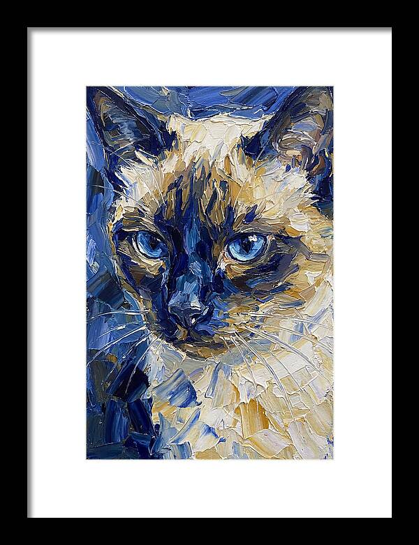 Elegant Siamese Feline Portrait
