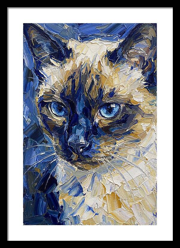 Elegant Siamese Feline Portrait