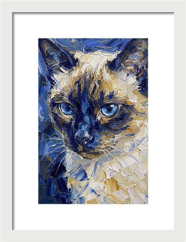 Elegant Siamese Feline Portrait