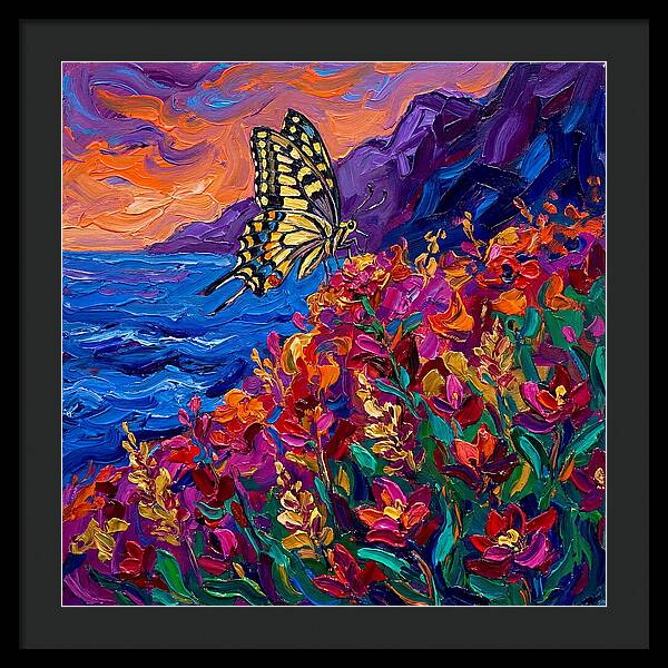 Elegant Swallowtail Among Blossoms