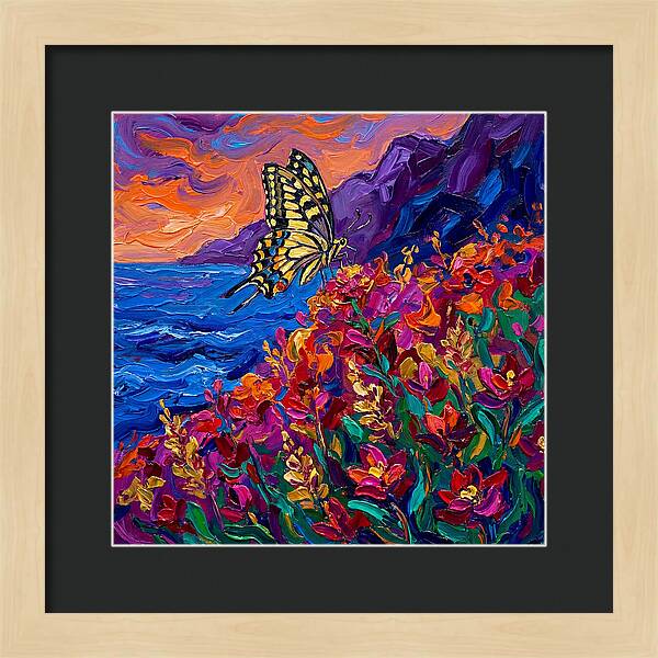 Elegant Swallowtail Among Blossoms