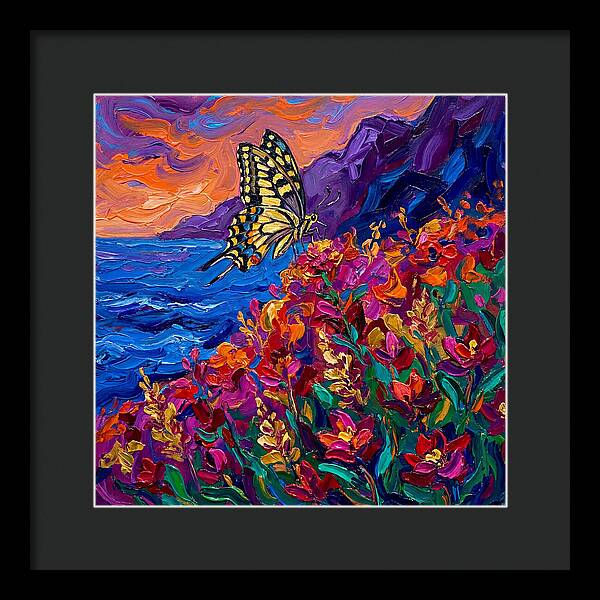 Elegant Swallowtail Among Blossoms
