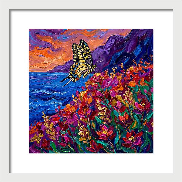 Elegant Swallowtail Among Blossoms