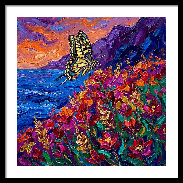 Elegant Swallowtail Among Blossoms
