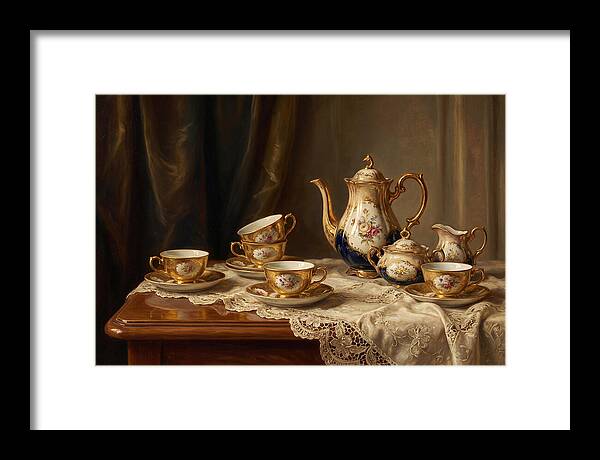 Elegant Tea Set Arrangement