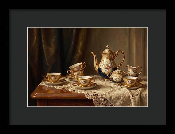 Elegant Tea Set Arrangement