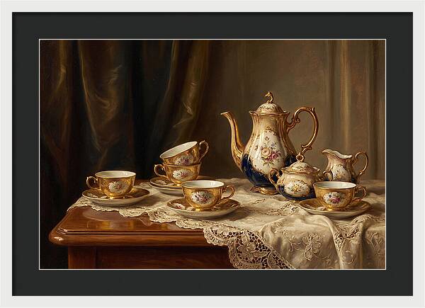 Elegant Tea Set Arrangement