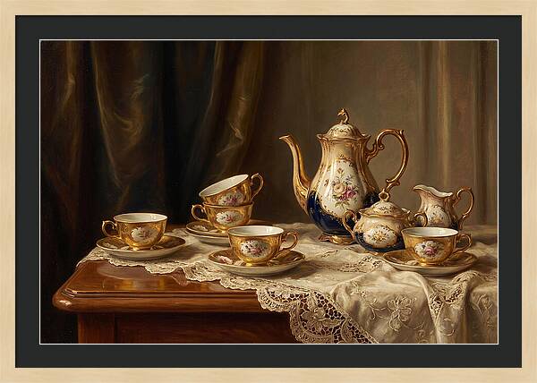 Elegant Tea Set Arrangement