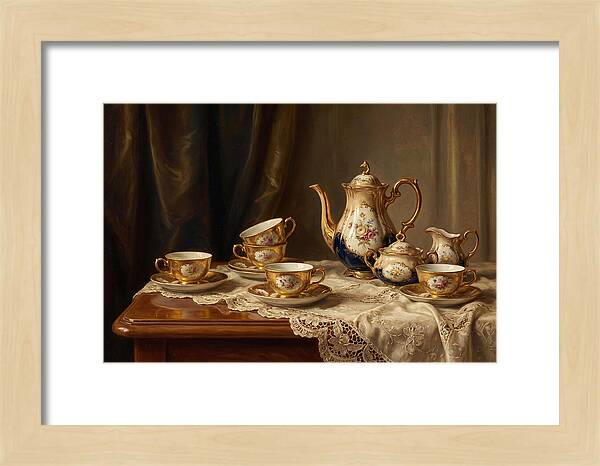 Elegant Tea Set Arrangement
