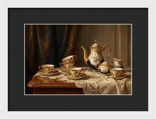 Elegant Tea Set Arrangement