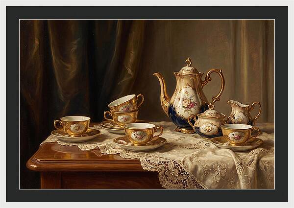 Elegant Tea Set Arrangement