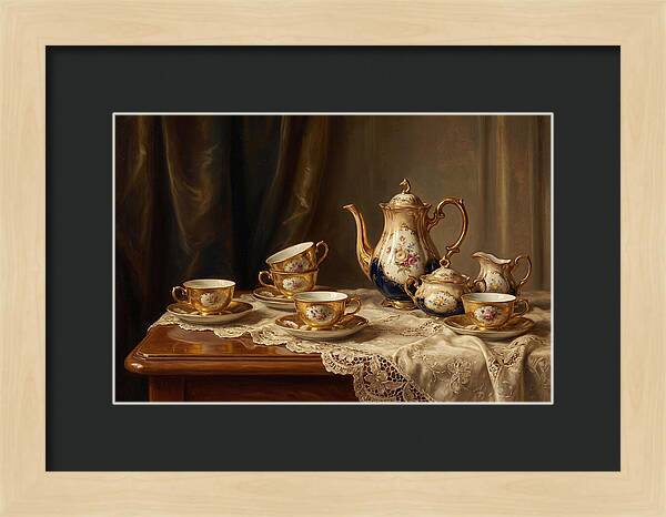 Elegant Tea Set Arrangement