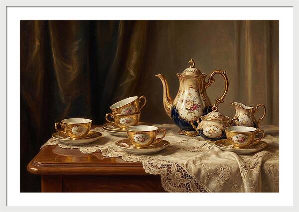 Elegant Tea Set Arrangement