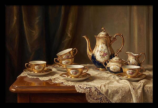 Elegant Tea Set Arrangement