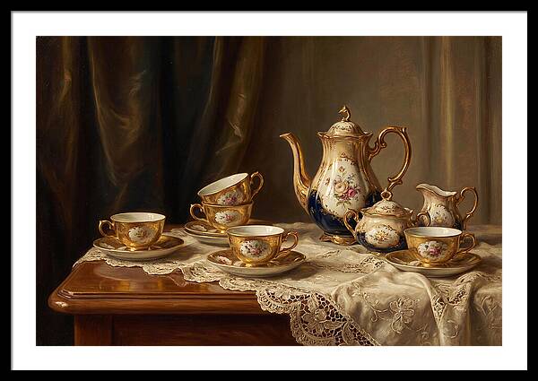 Elegant Tea Set Arrangement