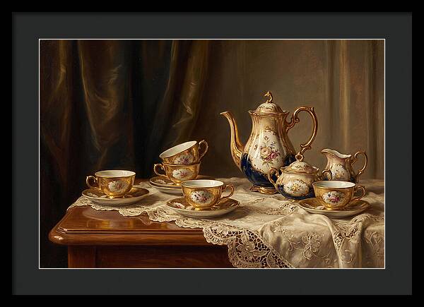 Elegant Tea Set Arrangement