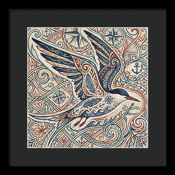 Elegant Tern In Flight