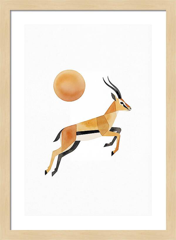 Elegant Thomson Gazelle In Motion