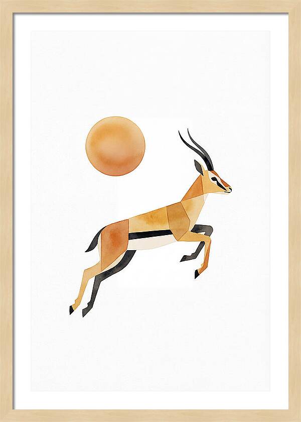 Elegant Thomson Gazelle In Motion