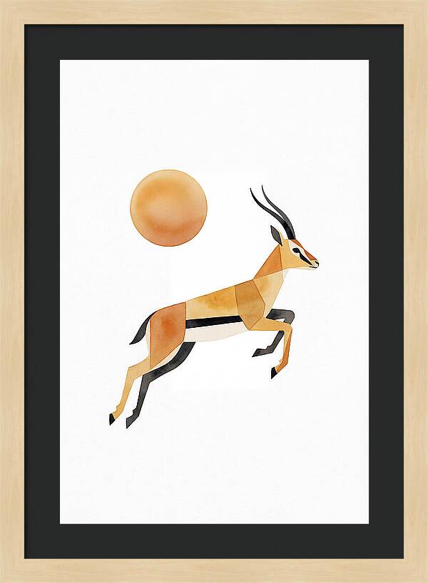 Elegant Thomson Gazelle In Motion