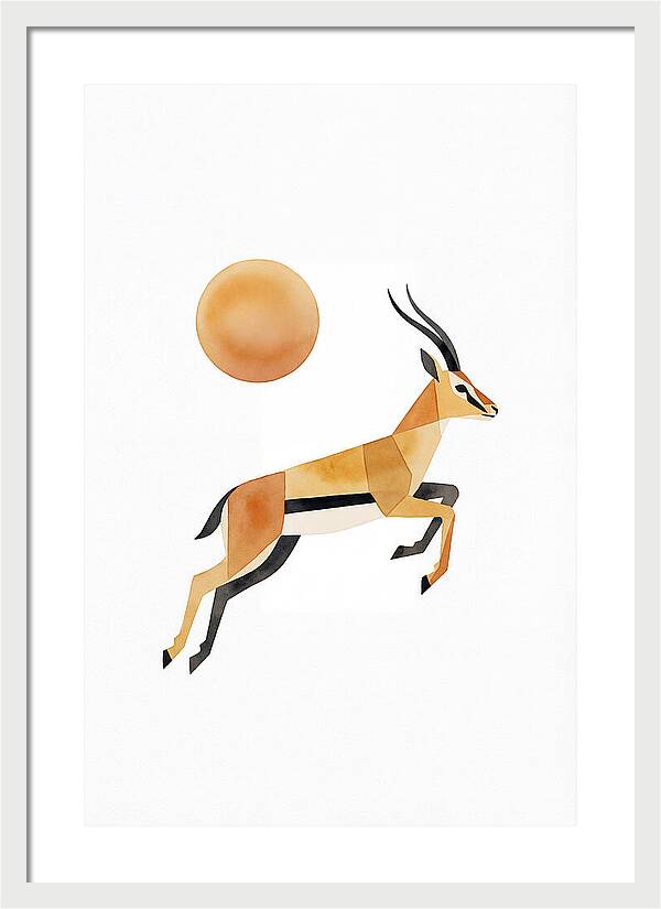Elegant Thomson Gazelle In Motion
