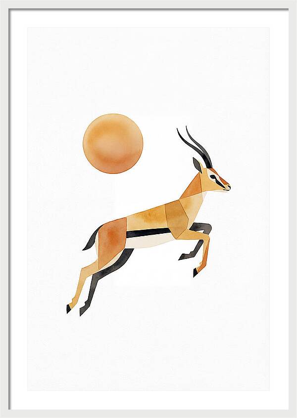 Elegant Thomson Gazelle In Motion