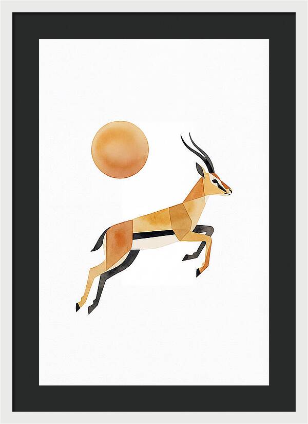 Elegant Thomson Gazelle In Motion
