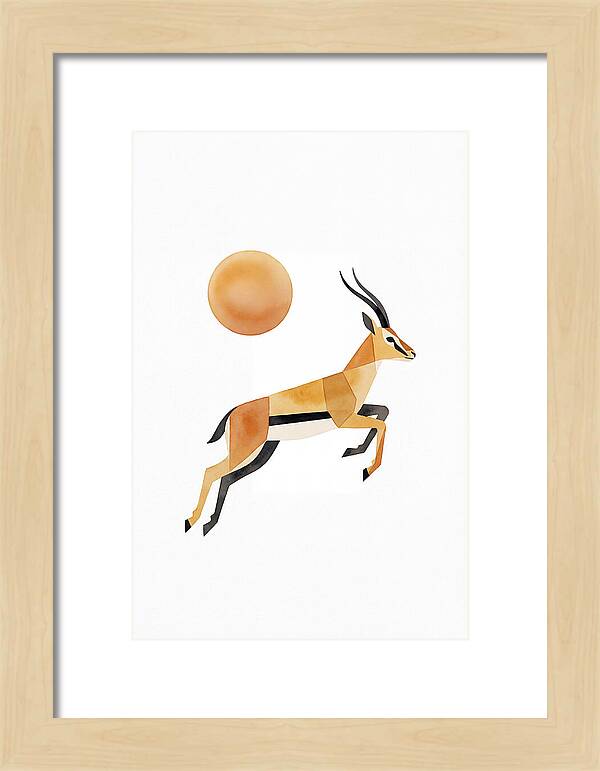 Elegant Thomson Gazelle In Motion
