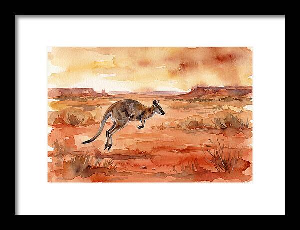 Elegant Wallaby Bound