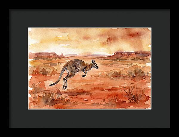 Elegant Wallaby Bound
