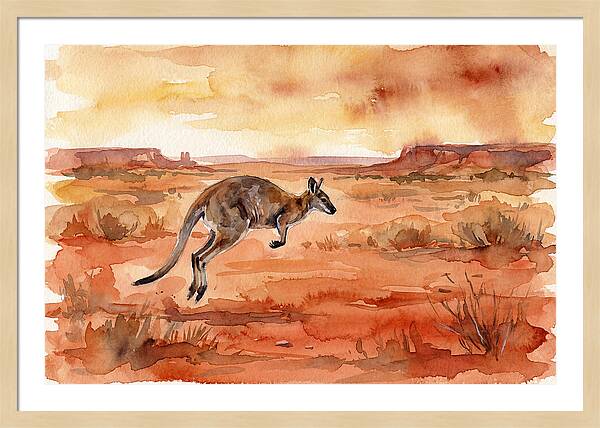 Elegant Wallaby Bound