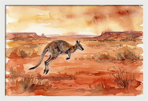 Elegant Wallaby Bound