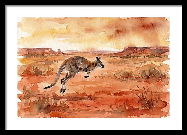 Elegant Wallaby Bound