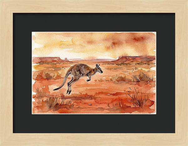 Elegant Wallaby Bound