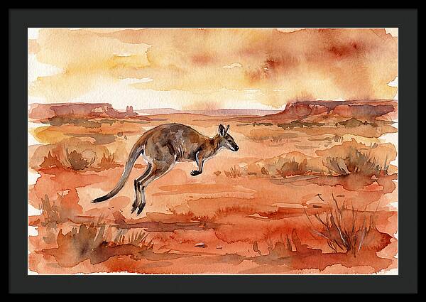 Elegant Wallaby Bound