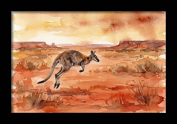 Elegant Wallaby Bound