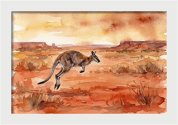 Elegant Wallaby Bound